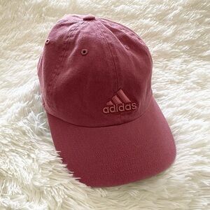 Adidas | Vintage 90s Adjustable Baseball Cap | Old Rose